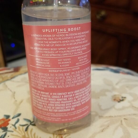 Aroma Neroli Blossom & Bergamot Oil Mist!!! 3 Squirts Taken!!! - Picture 2 of 3